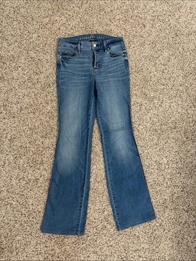 White House Black Market Skinny Flare Jeans